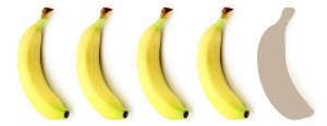 4 Bananen