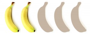 2 Bananen